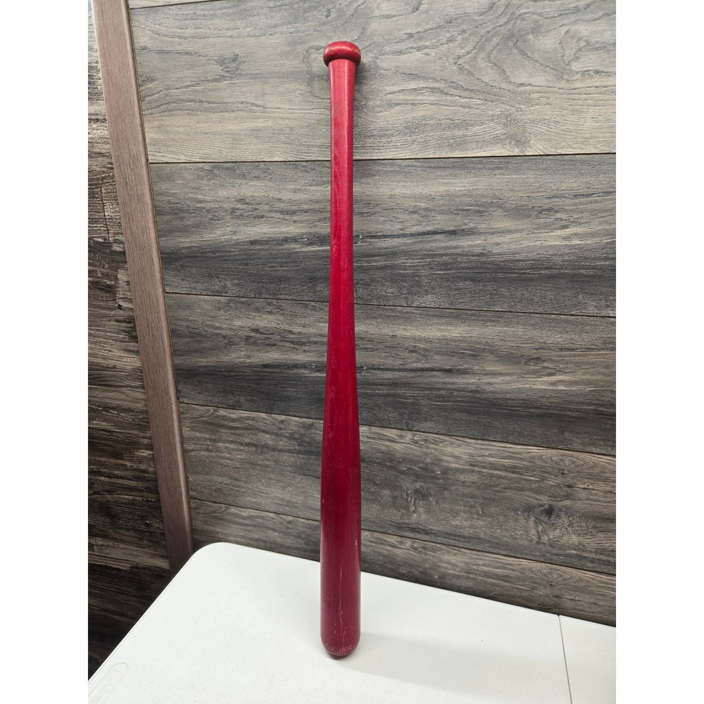 Vintage Louisville Slugger Alan Ashby Cleveland Indians Red Wood Bat 31 Inch